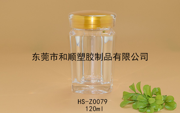 120ml片劑高透方瓶 HS-Z0079 120ml片劑高透方瓶 HS-Z0079